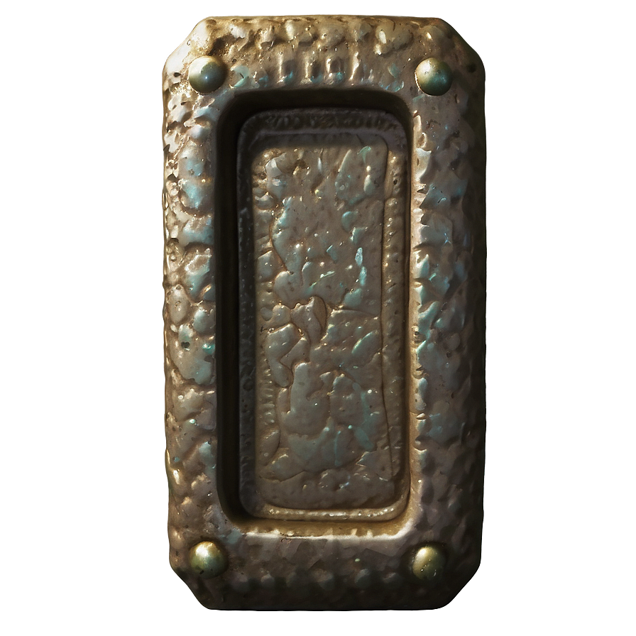 Antique Iron Ingot Png Ati22