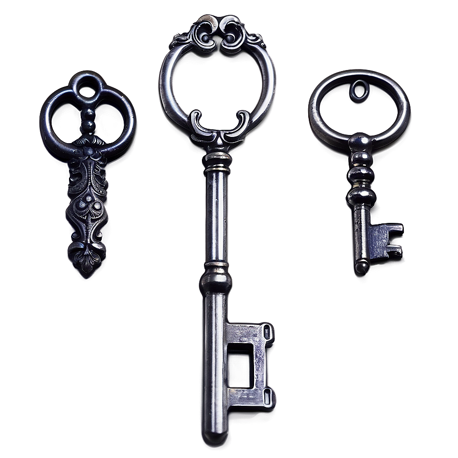 Antique Keys Png 05242024