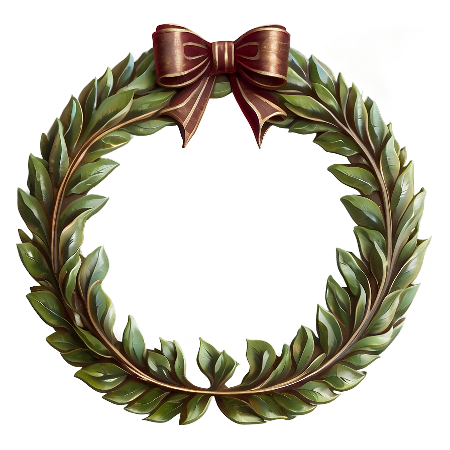 Antique Laurel Ornament Png 06262024