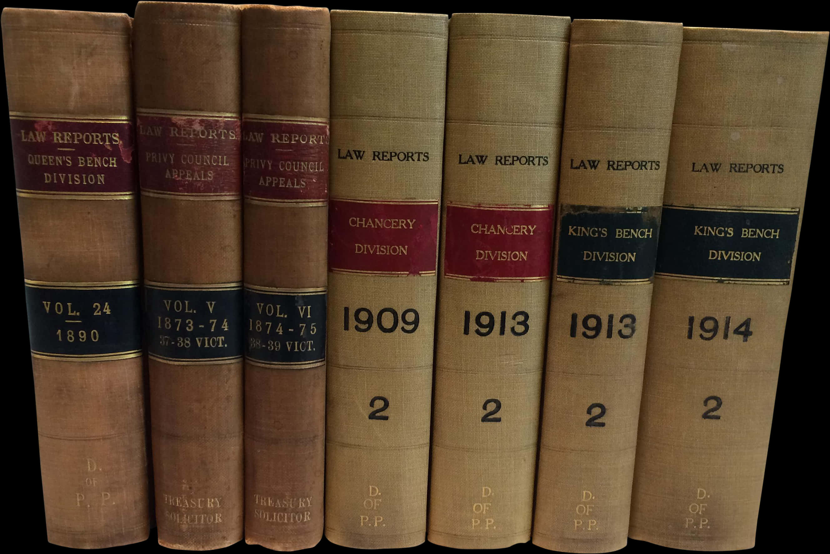 Antique Law Reports Books