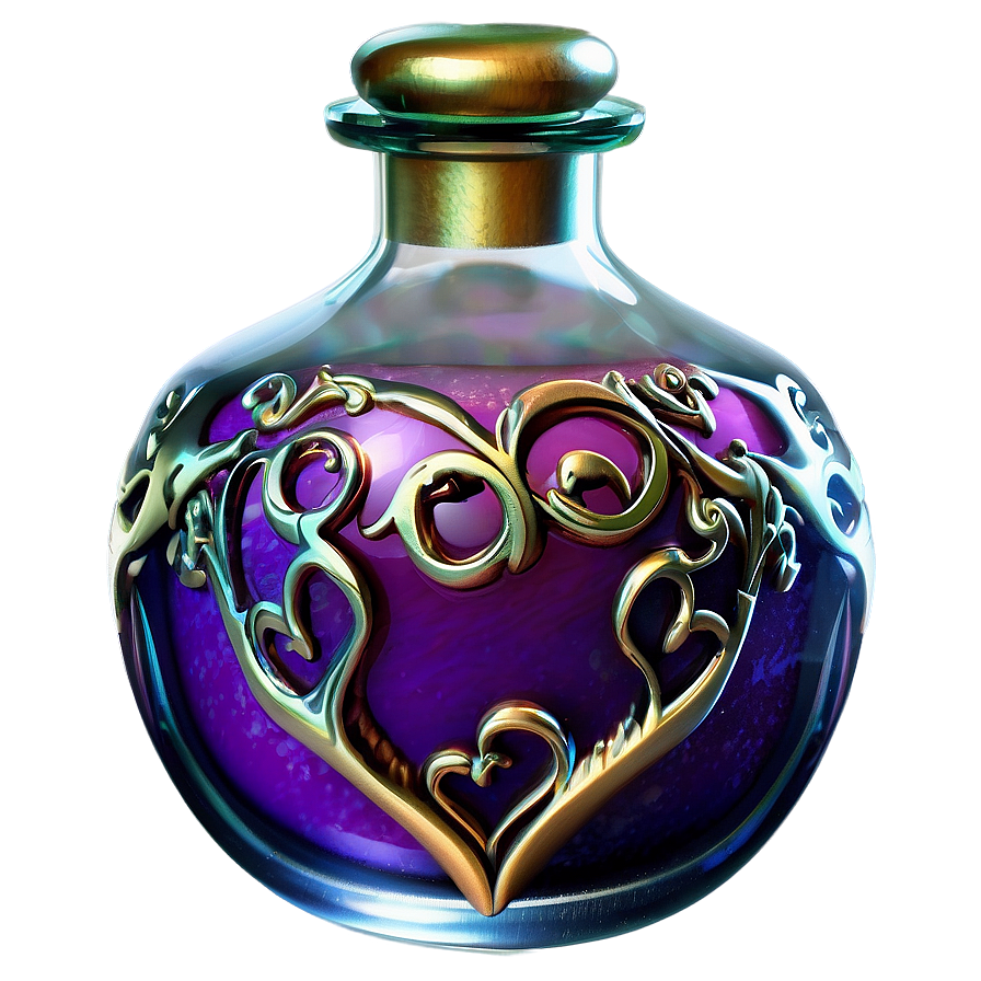 Antique Love Potion Vial Png Oej