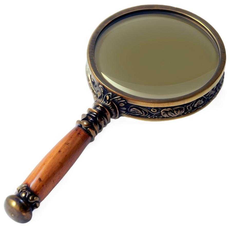 Antique Magnifying Glass Png 05042024