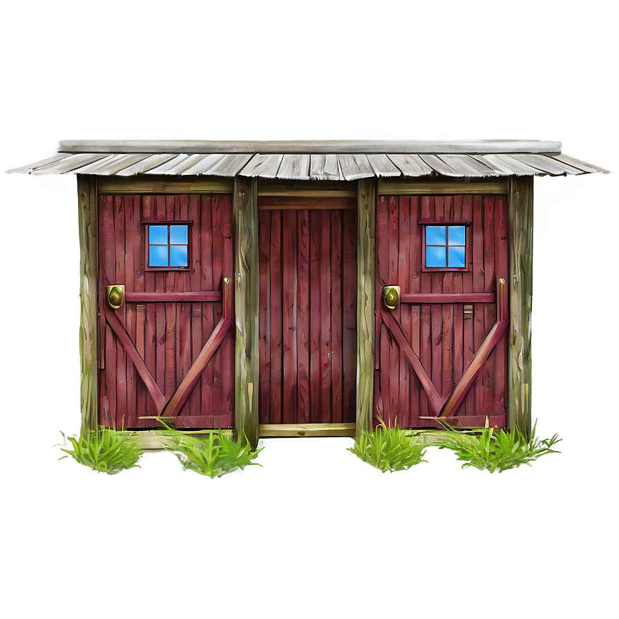 Antique Outhouse Sketch Png 06262024