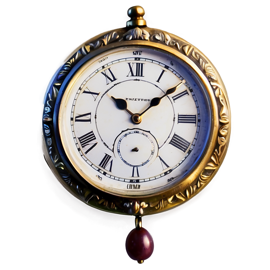 Antique Pendulum Watch Png Tmh77