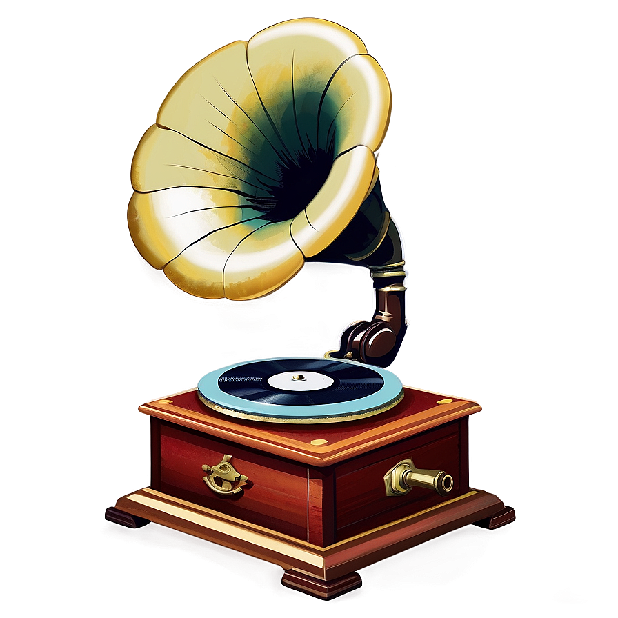 Antique Phonograph Image Png Taq80