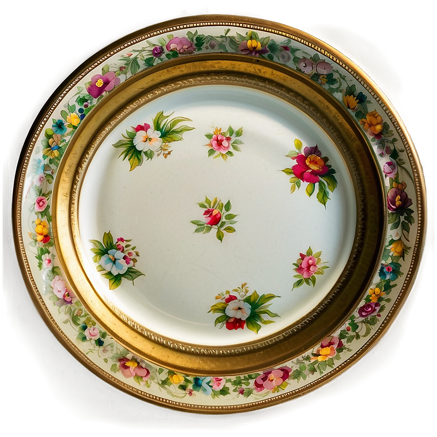 Antique Plates Showcase Png Yag