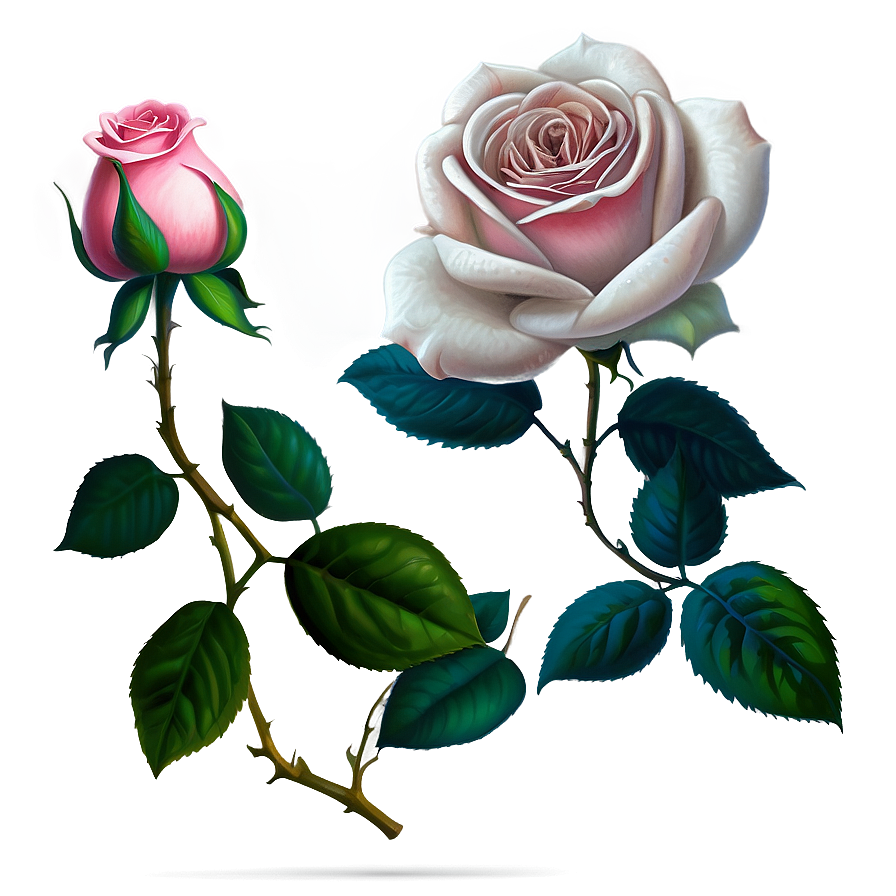 Antique Rose Drawing Png Tpy63