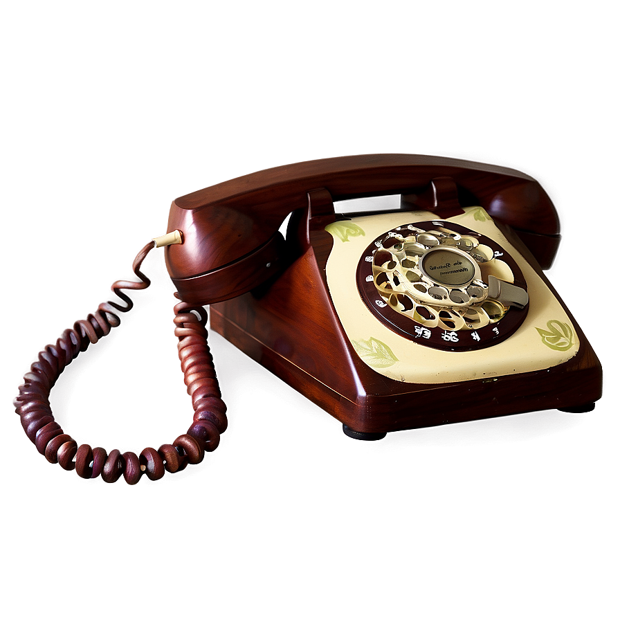 Antique Rotary Dial Phone Png Efj98