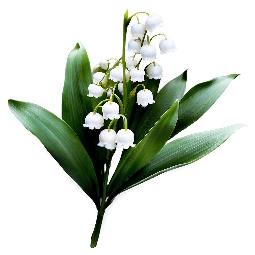 Antique Style Lily-of-the-valley Png 80