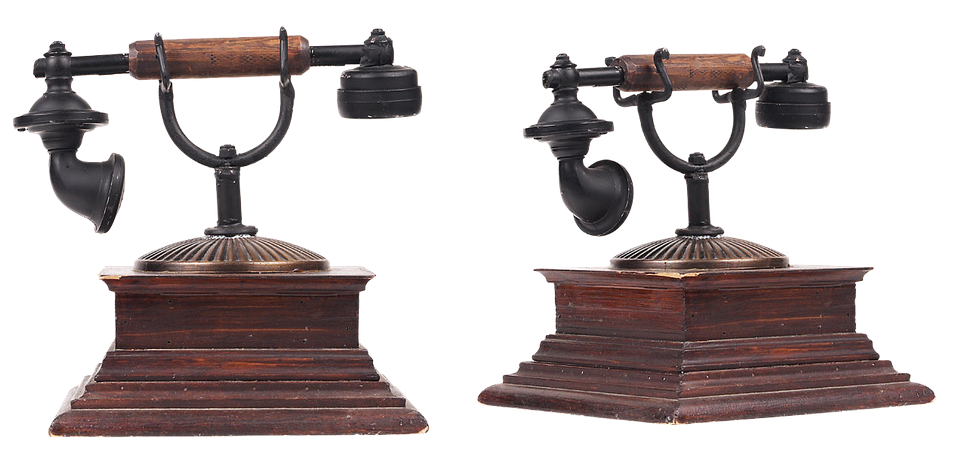 Antique Telephone Set