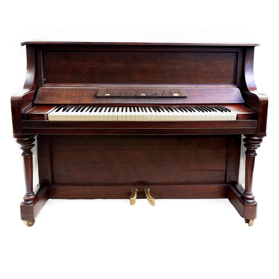 Antique Upright Piano Design Png Pyd