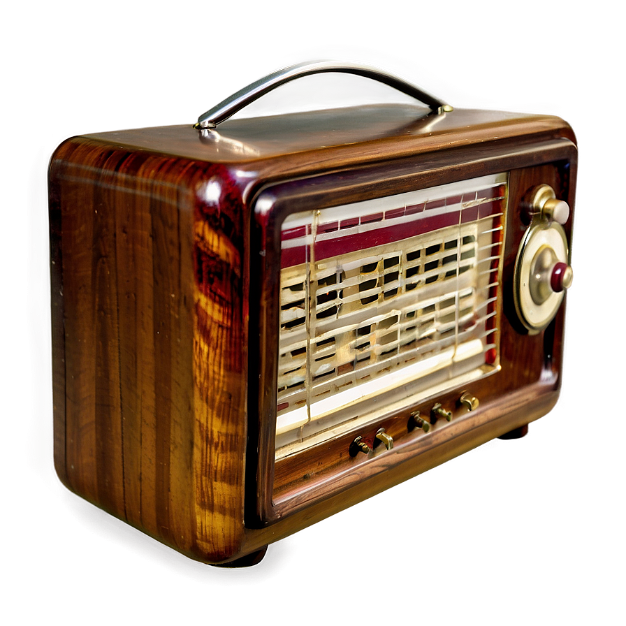 Antique Wood Radio Png Wxk