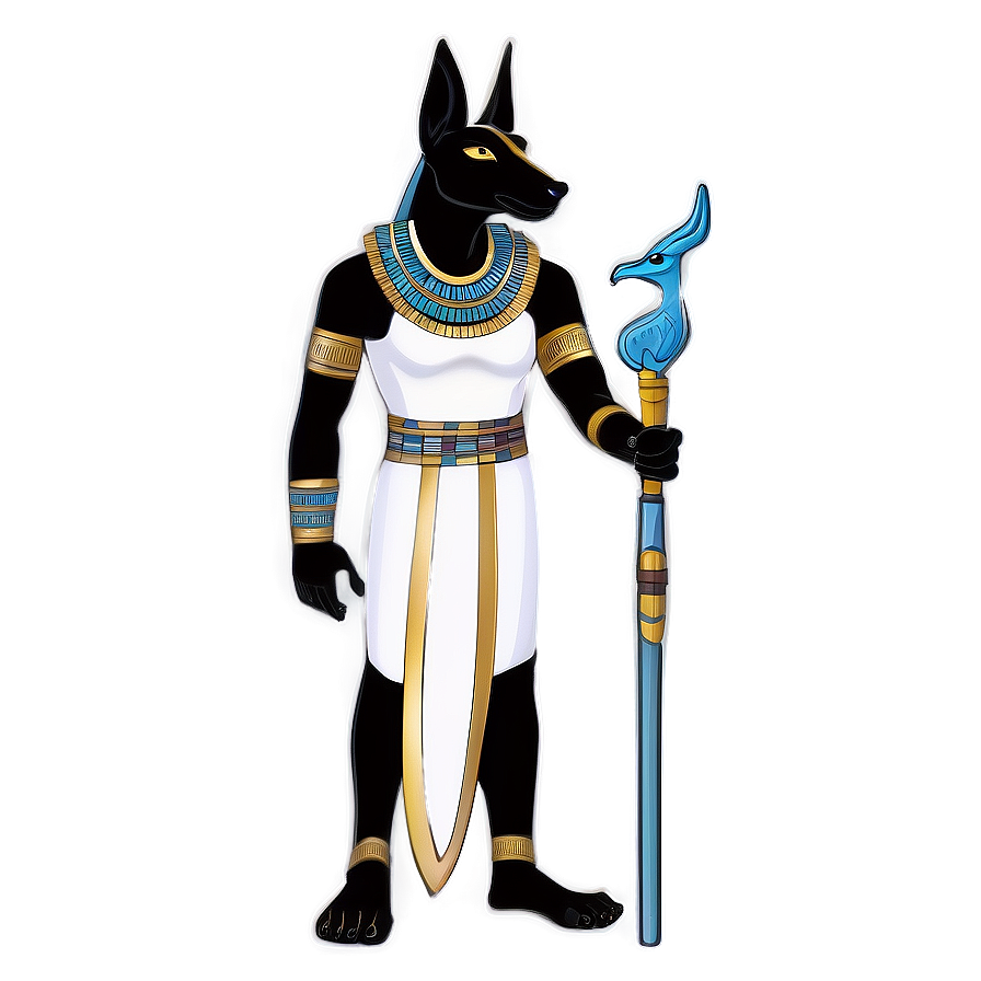 Anubis In Traditional Costume Png 06272024