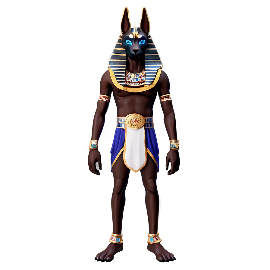 Anubis In Traditional Costume Png 06272024