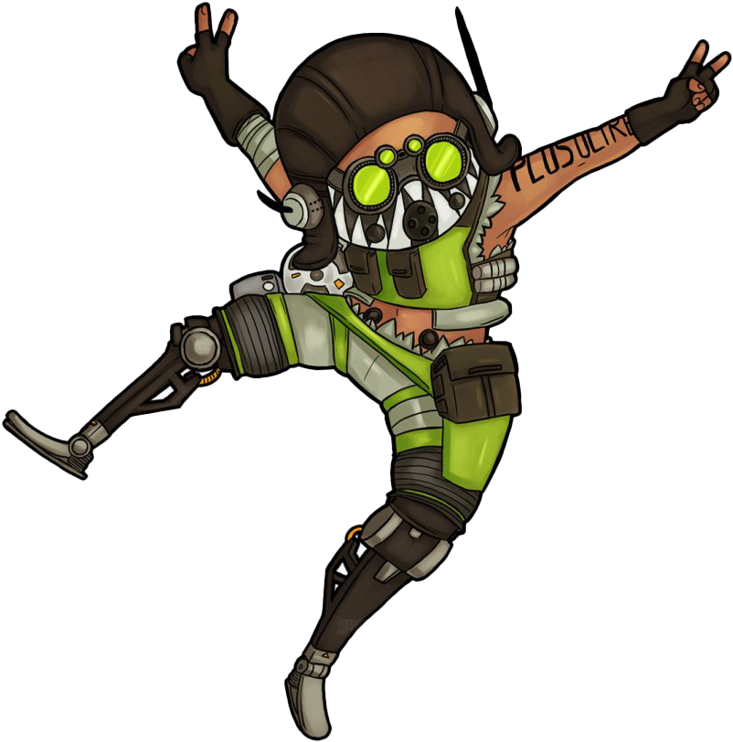 Apex Legends Octane Stylized Pose