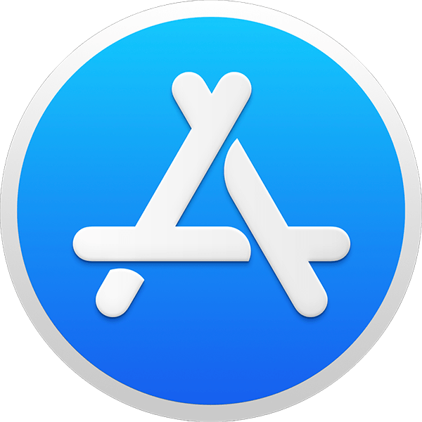 App Store Icon Blue Background