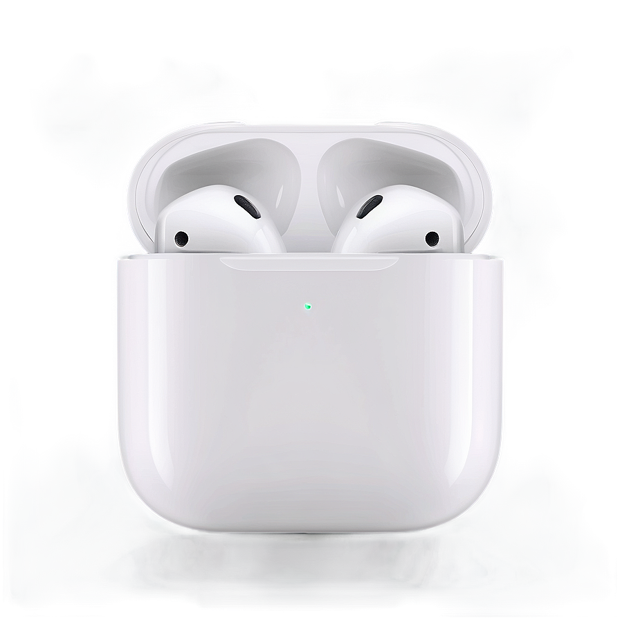 Apple Airpods 2 In Elegant White Png 5