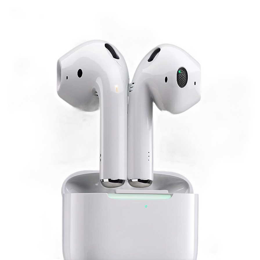 Apple Airpods 2 In Elegant White Png 9