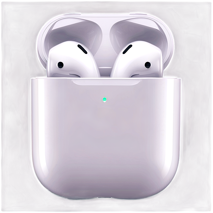 Apple Airpods Pro In White Silicone Case Png Xer