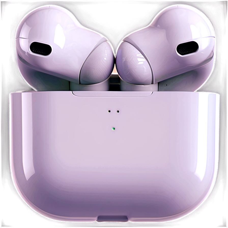 Apple Airpods Pro In White Silicone Case Png Xyt