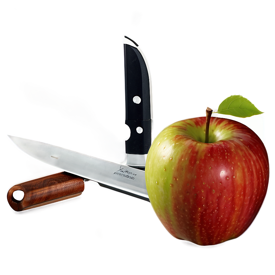 Apple And Knife Png Xer51