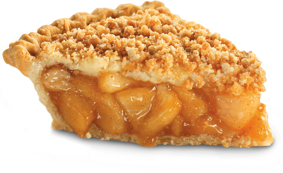 Apple Crumble Pie Slice