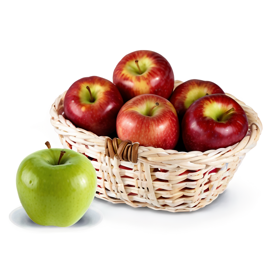 Apple Fruit Basket Png 32