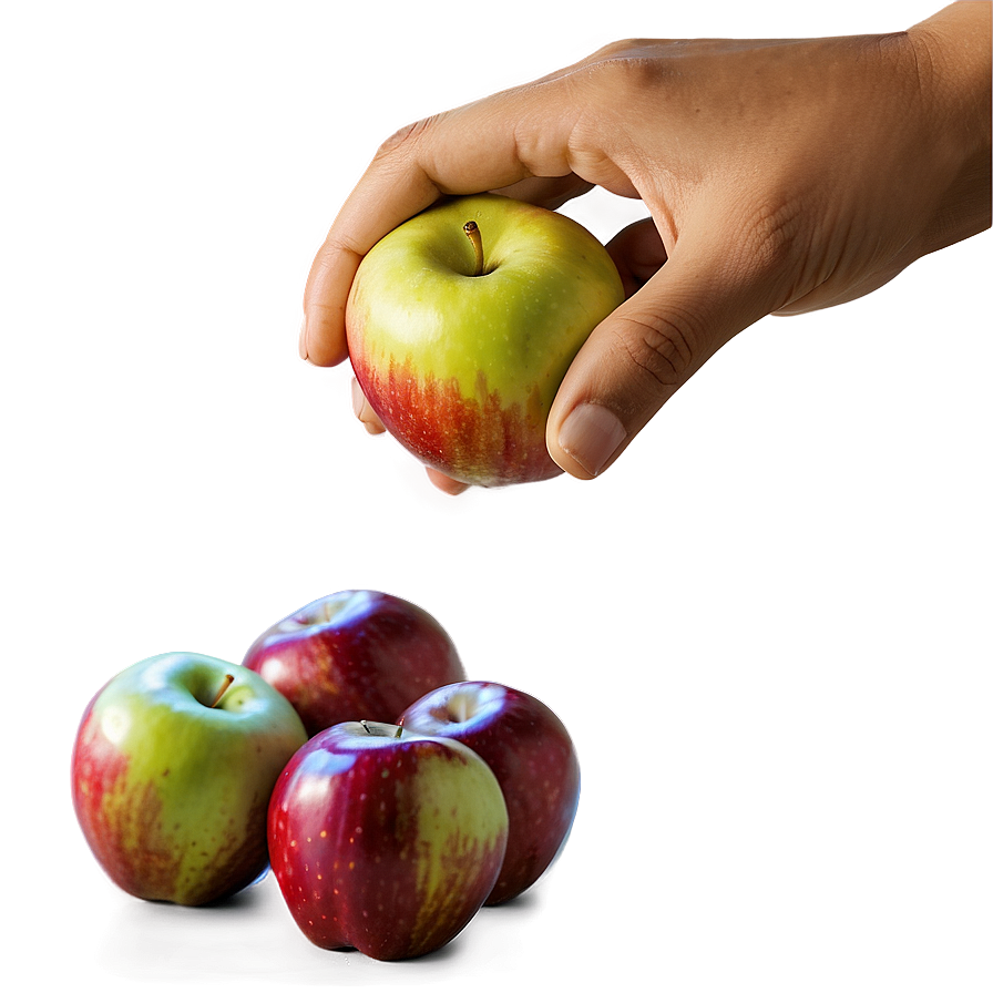 Apple In Hand Png 90