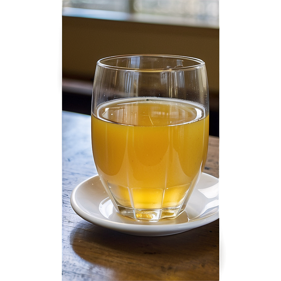 Apple Juice In Cafe Setting Png Jpf