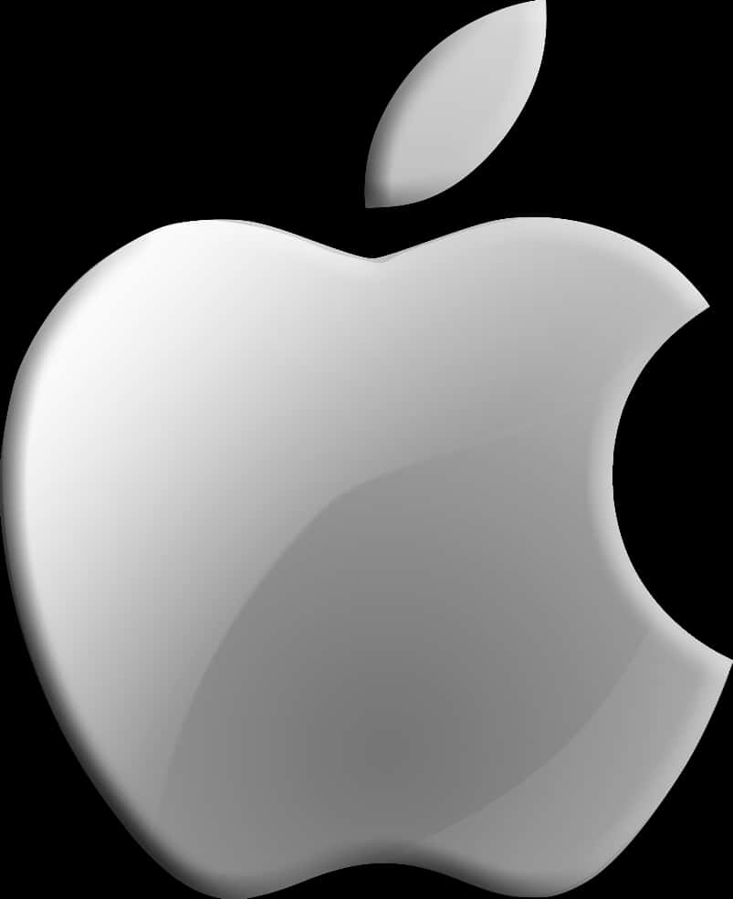 Apple Logo Blackand White