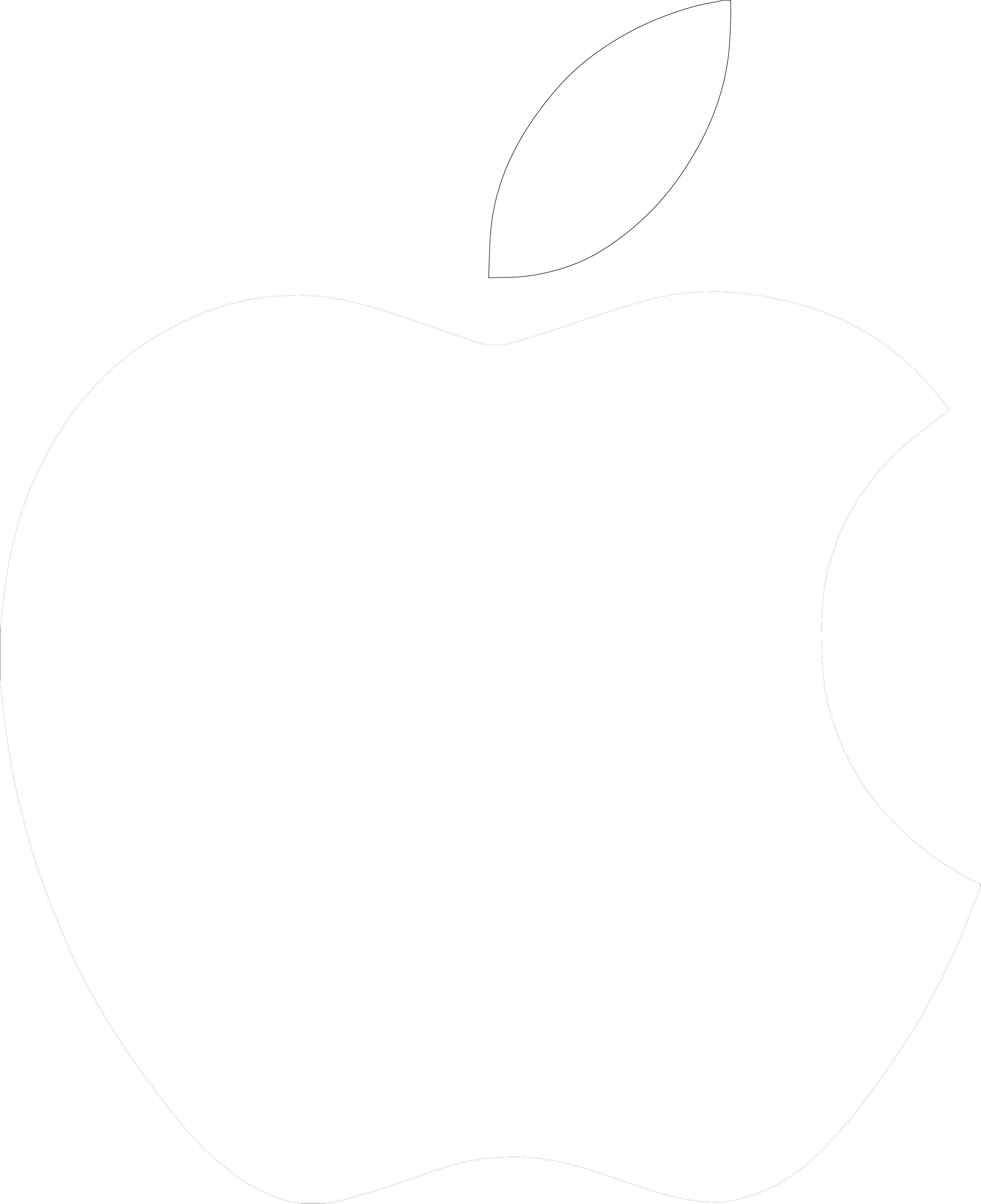 Apple Logo Silhouette