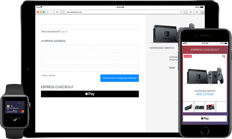 Apple Pay Express Checkout Multiple Devices