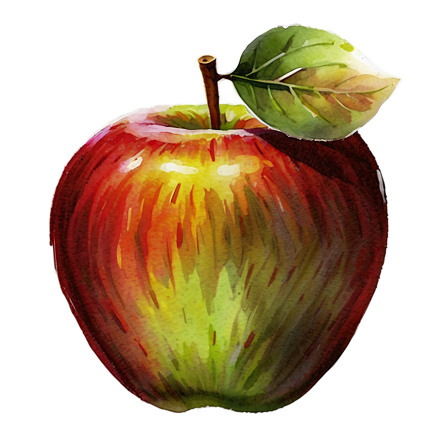 Apple Watercolor Png 52