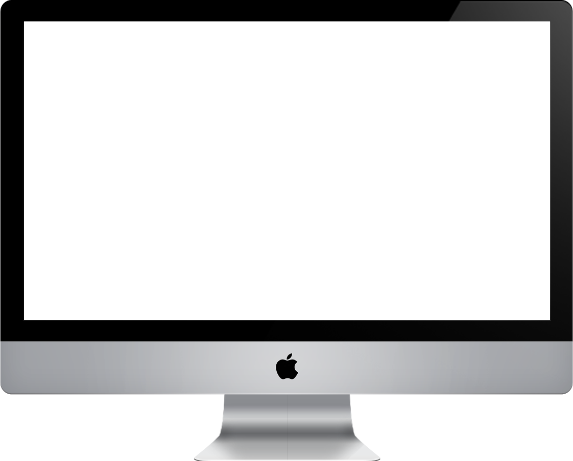 Applei Mac Front View