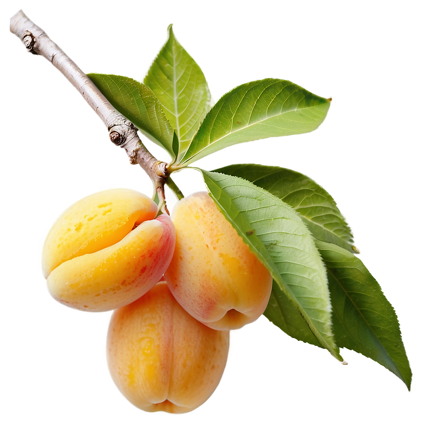 Apricot On Tree Png 06252024