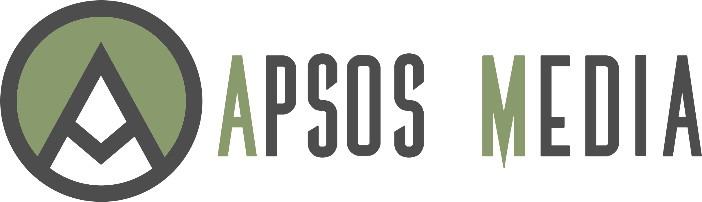 Apsos Media Logo Design