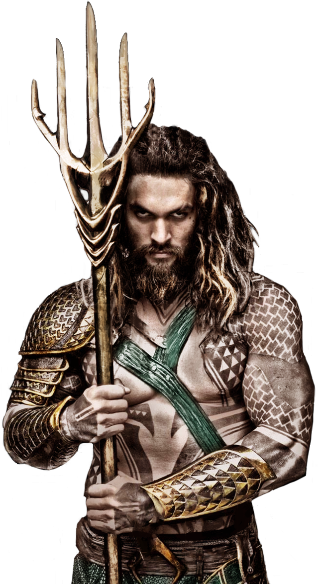 Aquaman Holding Trident