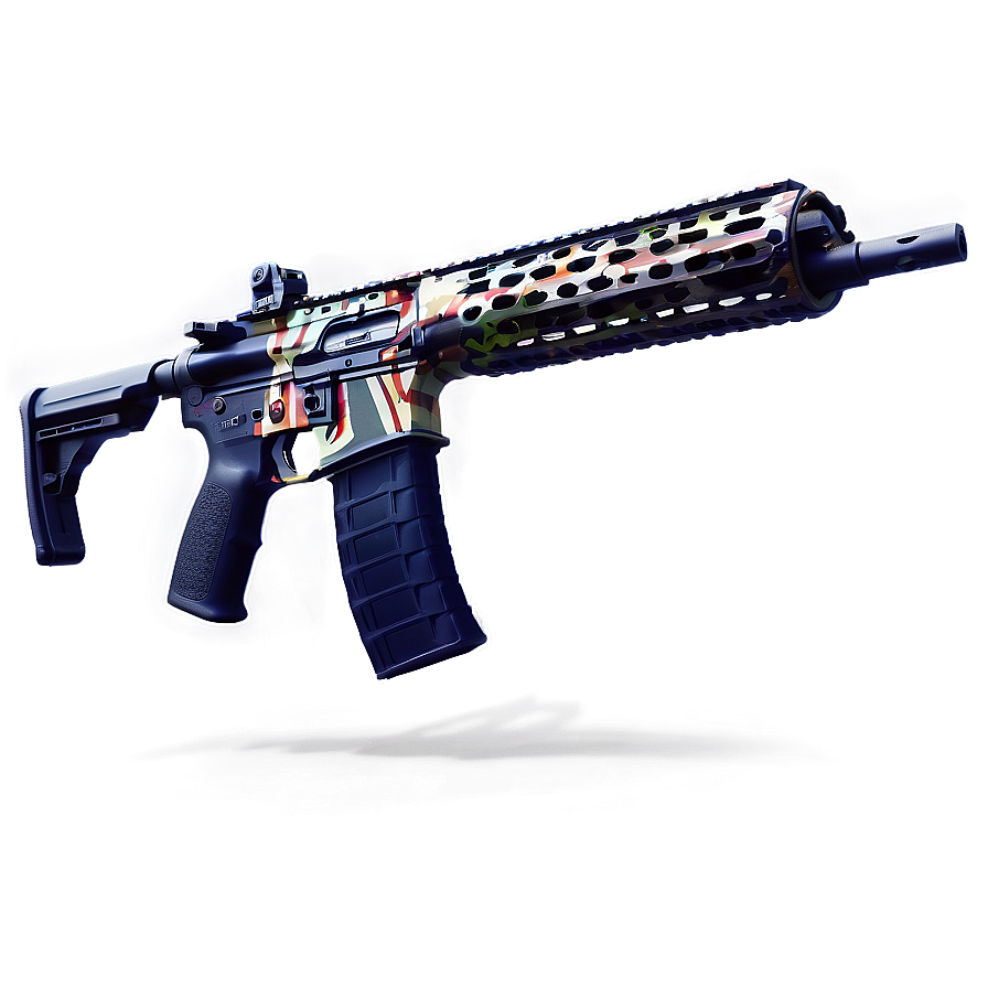 Ar 15 Custom Paint Job Png Opt88