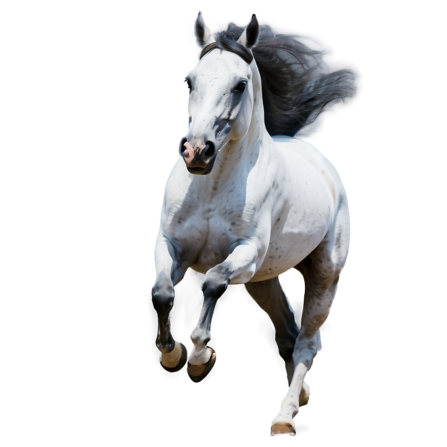 Arabian Horse Running Elegance Png 06292024