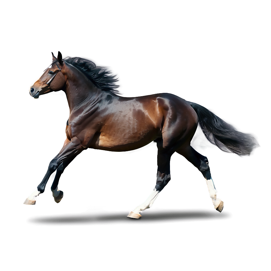 Arabian Horse Running Elegance Png Pst