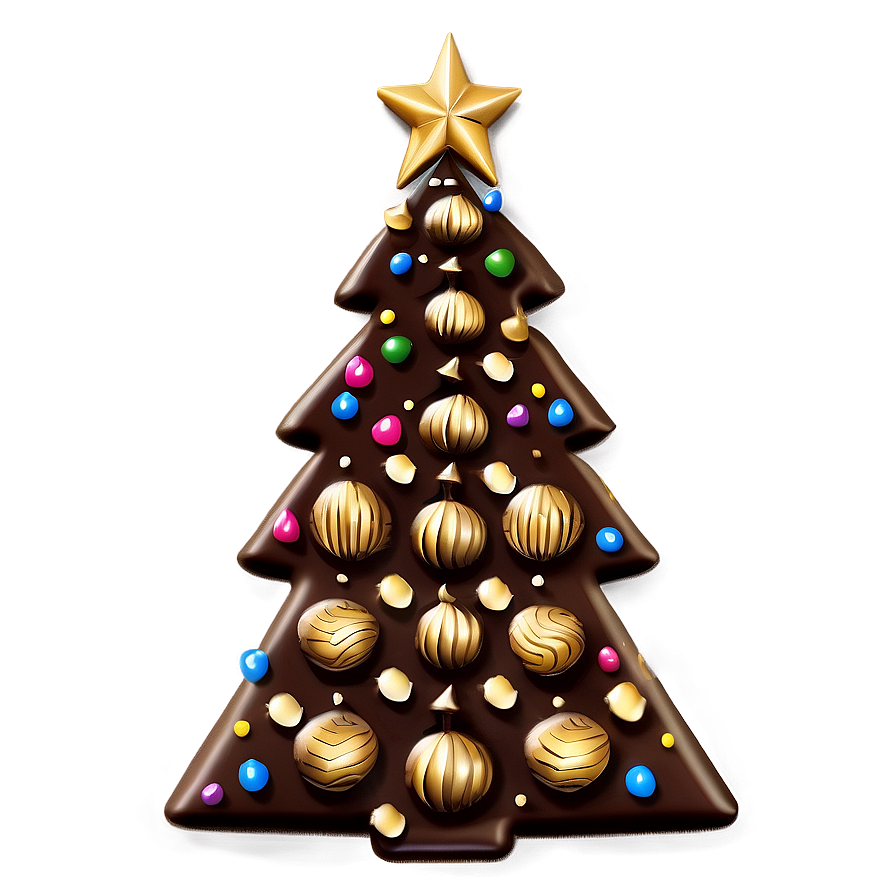 Arbol De Navidad Chocolate Ornaments Png Ygd