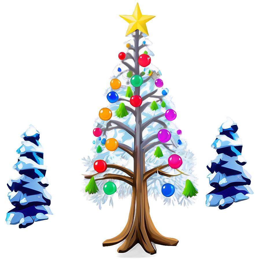 Arbol De Navidad In Winter Wonderland Png 78