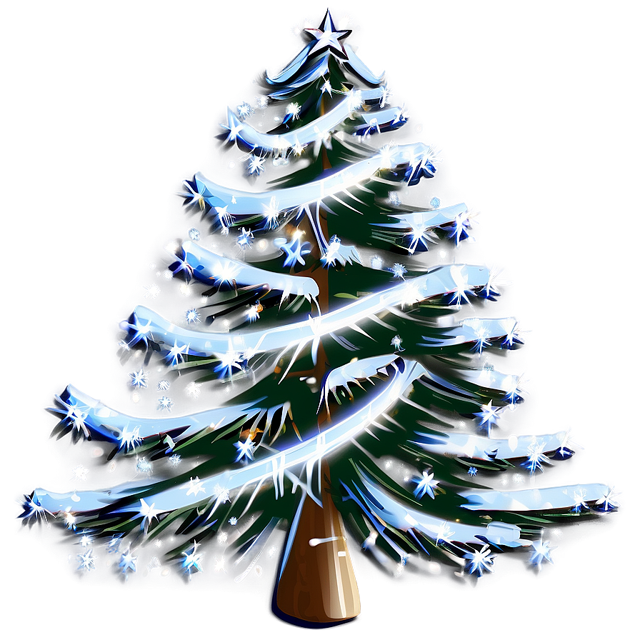 Arbol De Navidad With Snow Flakes Png 43