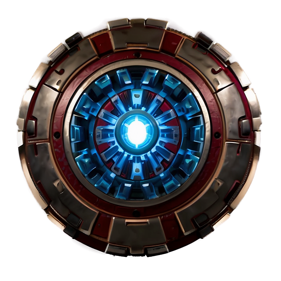 Arc Reactor Glowing Effect Png Maw3