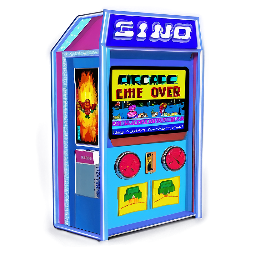 Arcade Game Over Screen Png 06292024