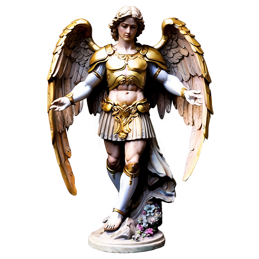 Archangel Michael Statue Png Obk