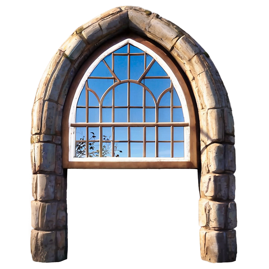 Arched Cathedral Window Png 5