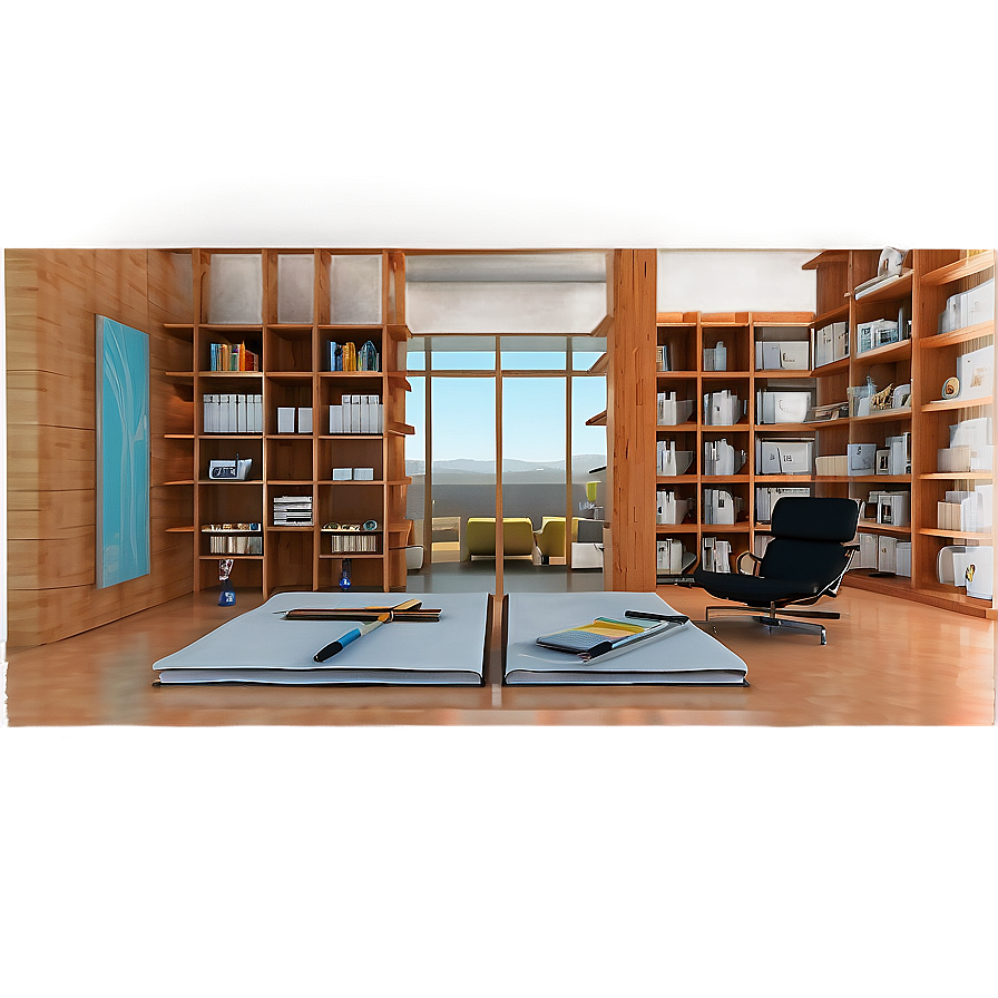 Architectural Studio Workspace Png 06252024