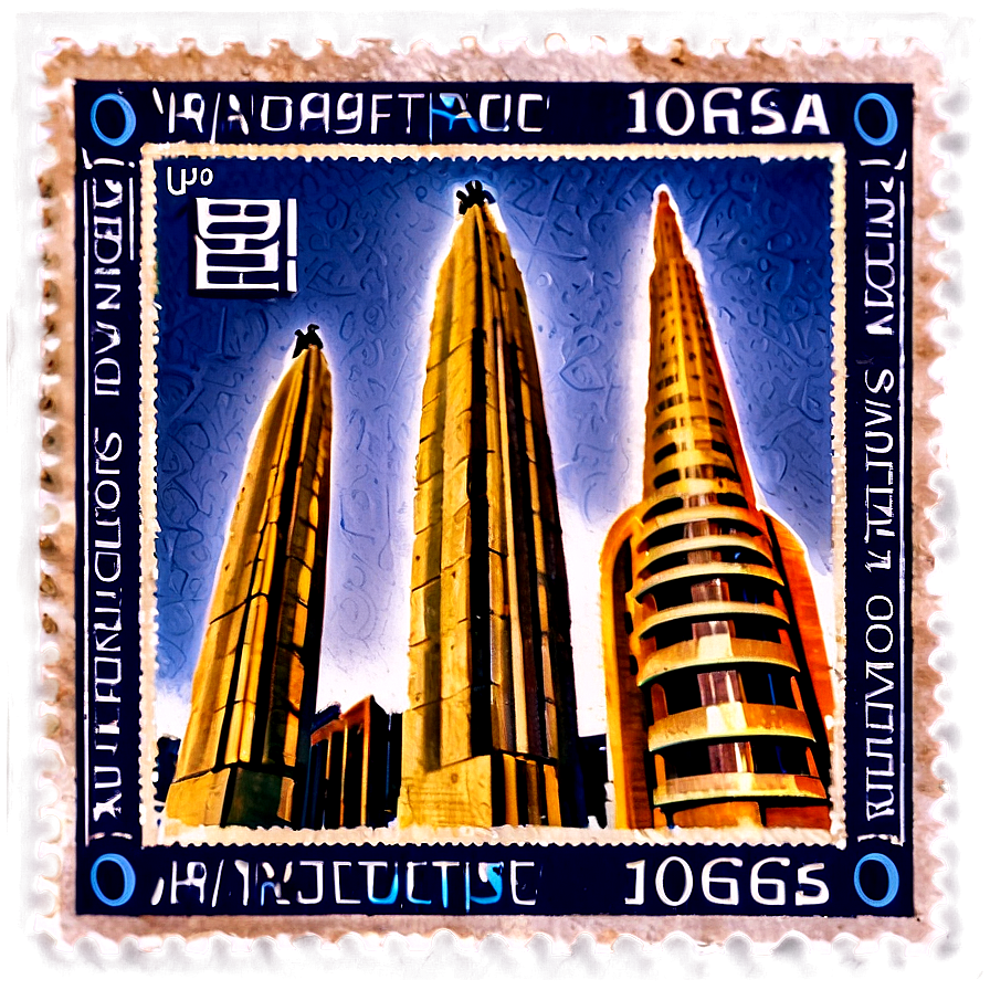 Architectural Wonders Postage Stamp Png Xgg21