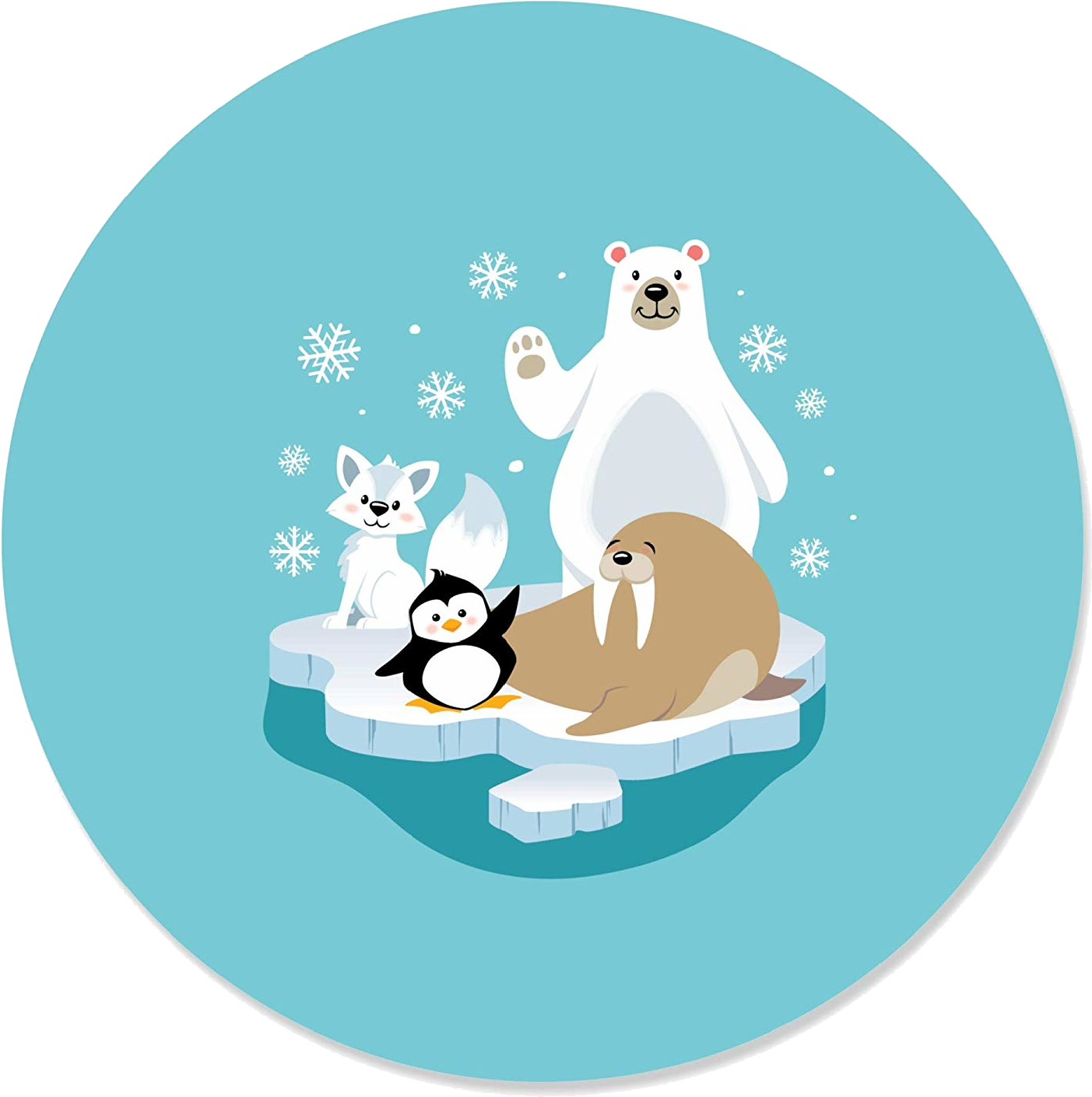 Arctic_ Animals_ Cartoon_ Illustration